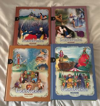 Pack de 12 Libros con 3 cuentos por libro en ES/IN