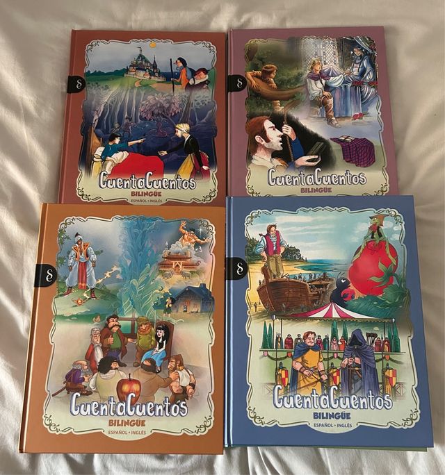 Pack de 12 Libros con 3 cuentos por libro en ES/IN