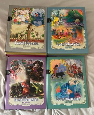 Pack de 12 Libros con 3 cuentos por libro en ES/IN