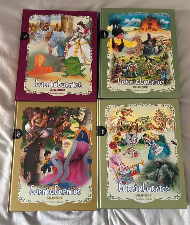 Pack de 12 Libros con 3 cuentos por libro en ES/IN