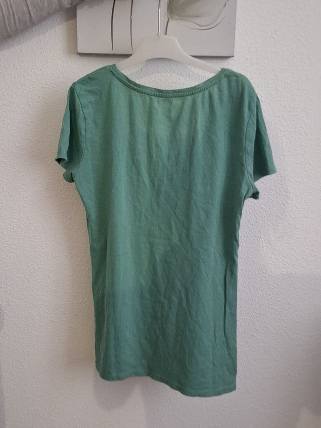 Camiseta Kiabi verde talla S