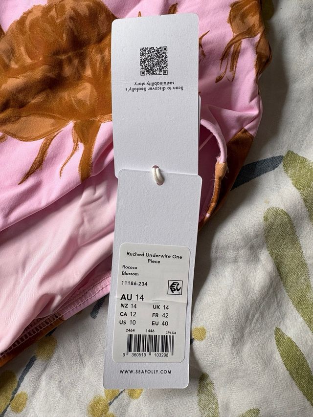 Bañador Seafolly - Nuevo con etiqueta, talla 42 FR