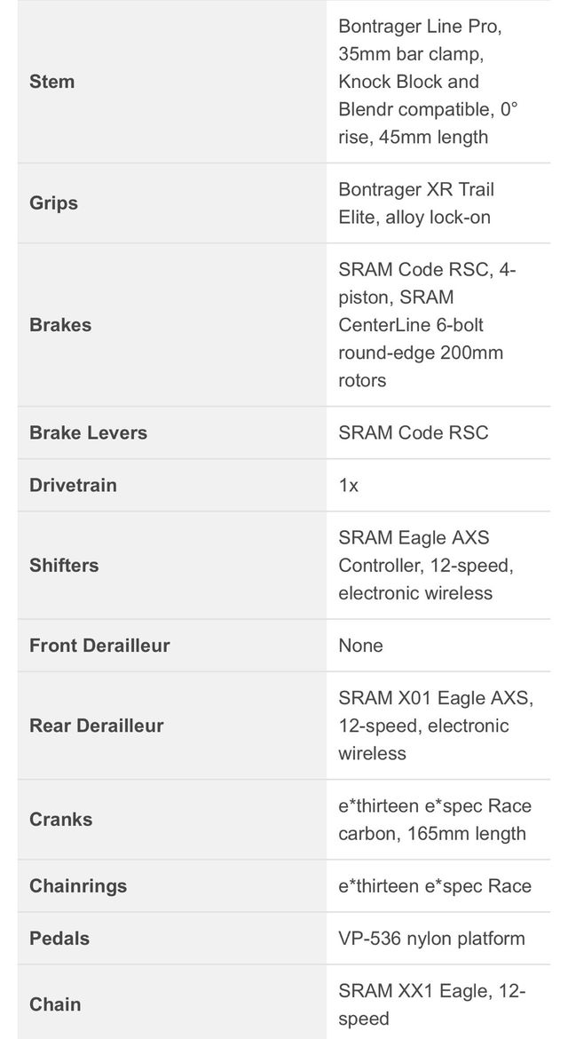 Bicicleta Eléctrica Trek Rail 9.9 X01 AXS