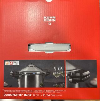 Olla Rápida Kuhn Rikon Duromatic, 6L, nueva.