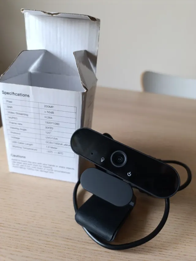 Webcam Full HD DINK ALEN Negra