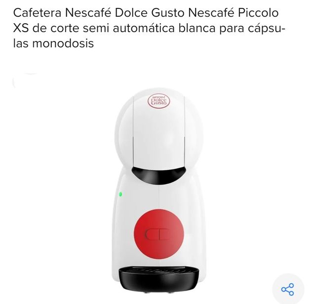 Cafeteira Nescafé Dolce Gusto Piccolo XS