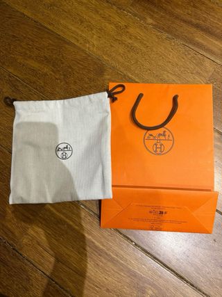 Bolsa y guardapolvo Hermes Naranja