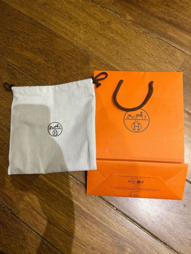 Bolsa y guardapolvo Hermes Naranja
