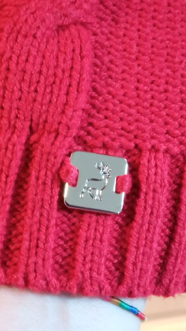 Vestido punto tipo suéter rojo, otoño/invierno M