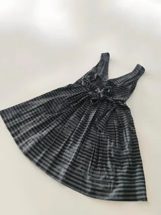 Vestido rayas y flores