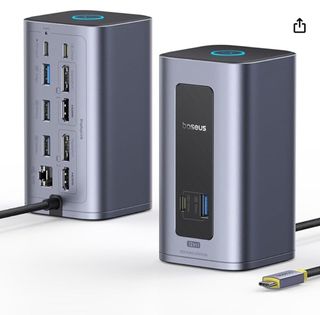 Baseus Estación Acoplamiento USB-C 12 en 1