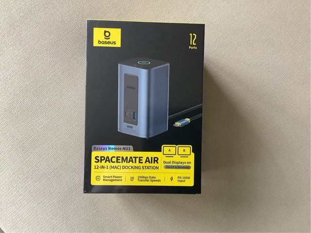 Baseus Estación Acoplamiento USB-C 12 en 1