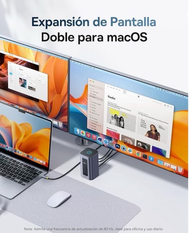 Baseus Estación Acoplamiento USB-C 12 en 1