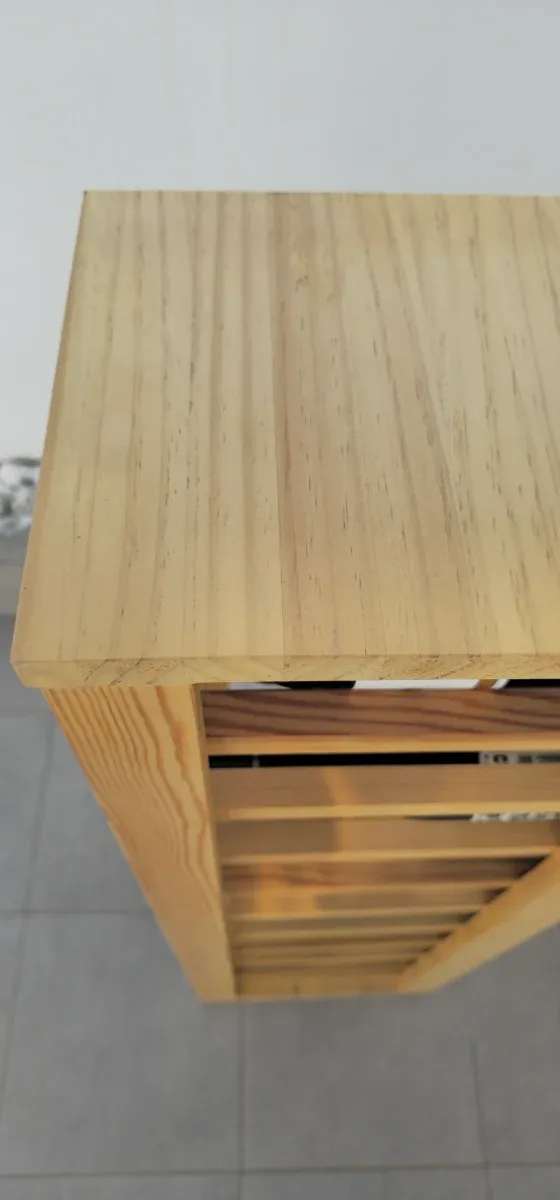 Botellero de madera para 20 botellas. Mudanza