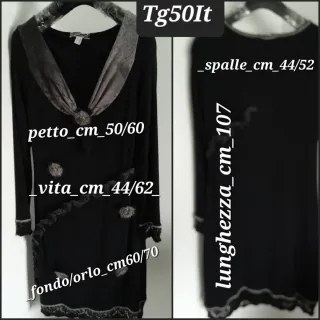 Abito Roberto Naldi Tg 50 Nero