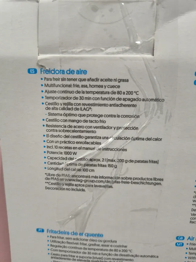 Freidora de Aire SilverCrest Rosa