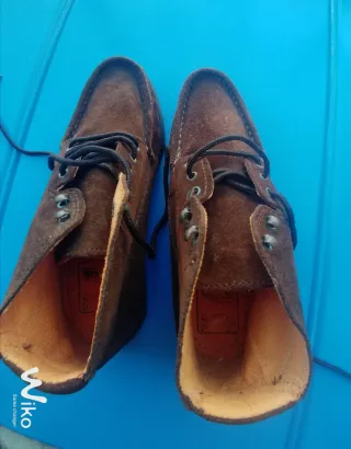 Stivaletti camoscio marroni n. 37