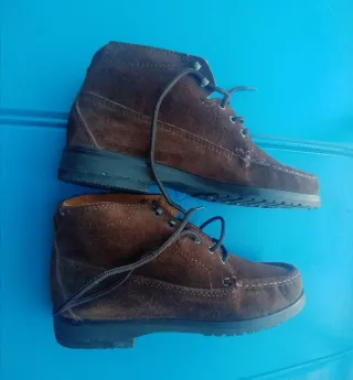 Stivaletti camoscio marroni n. 37