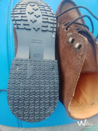 Stivaletti camoscio marroni n. 37