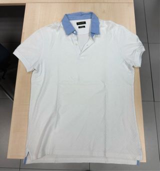 Polo Massimo Dutti Blanco