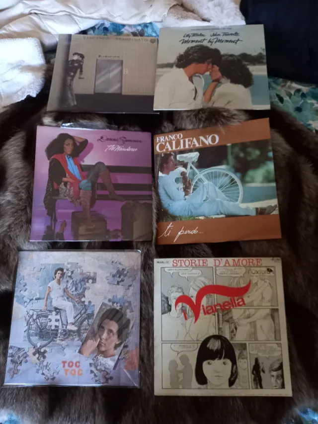 Lotto 6 Vinili Italiani Anni '70/'80