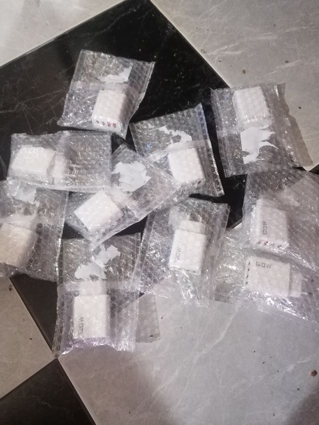 Lote de 10 Cargadores 120W RÁPIDOS DE CARGA.