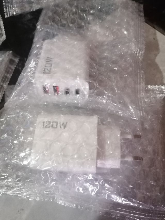 Lote de 10 Cargadores 120W RÁPIDOS DE CARGA.