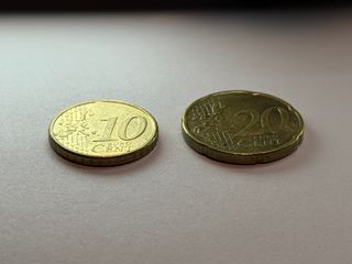 Lote 2 monedas 10 y 20 céntimos Finlandia 2001