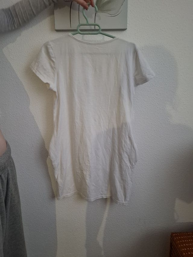 Vestido blanco con lentejuelas HAPPY