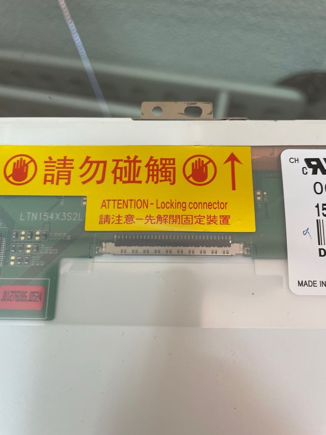 Tela portátil 15,4" 30pin Samsung LTN154X3-L09