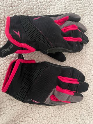 Guantes Moto SEVENTY Negro/Rosa