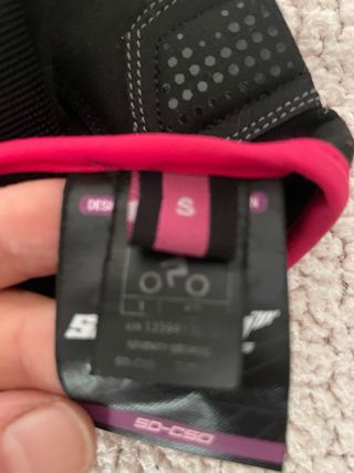 Guantes Moto SEVENTY Negro/Rosa