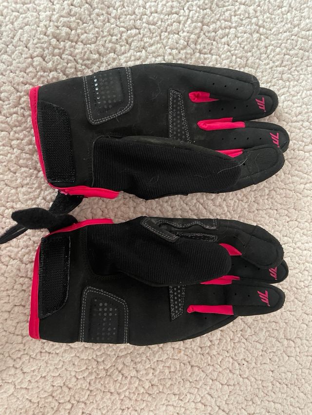 Guantes Moto SEVENTY Negro/Rosa