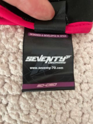 Guantes Moto SEVENTY Negro/Rosa