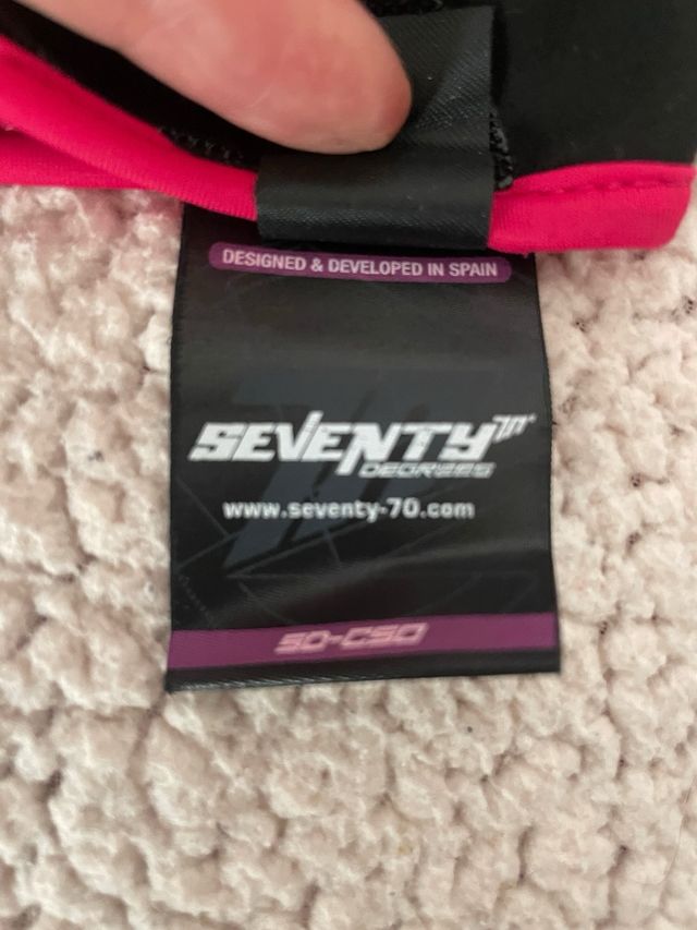 Guantes Moto SEVENTY Negro/Rosa