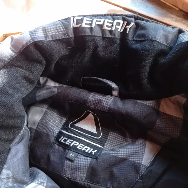 Giacca tecnica sci ICEPEAK a quadri