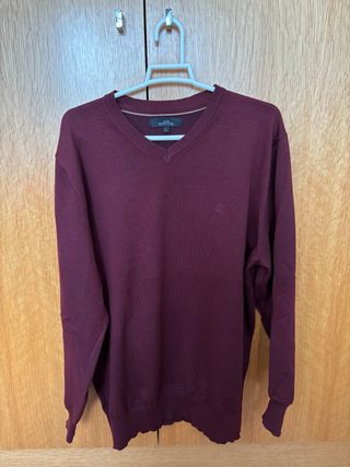 Jersey Boston Granate cuello pico