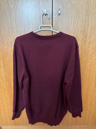 Jersey Boston Granate cuello pico