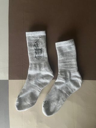 Calzettoni da palestra Ralph Lauren grigi