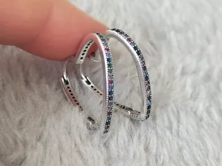 Pendientes corazon plata de ley