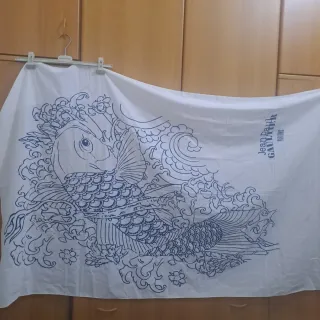 Foulard Jean Paul Gaultier Koi Blu