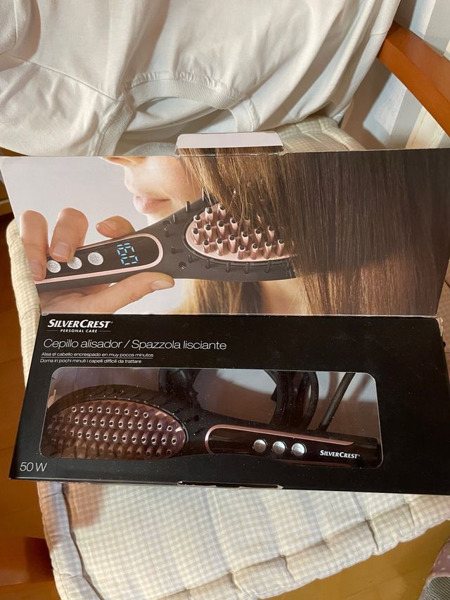 Spazzola Lisciante SilverCrest Nero/Rosa