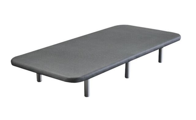 Base tapizada 150x190 cm gris