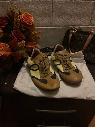 Sneakers Cavallini Marroni e Gialle