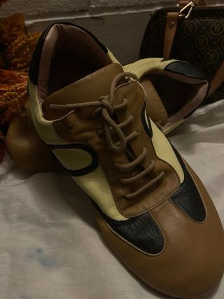 Sneakers Cavallini Marroni e Gialle