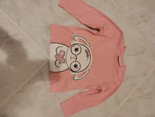 Maglietta bambina con coniglietto