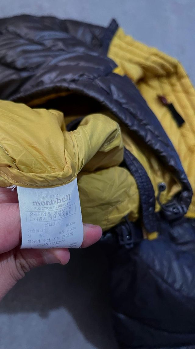 Anorak puffer Montbell EX800 vintage retro jacket