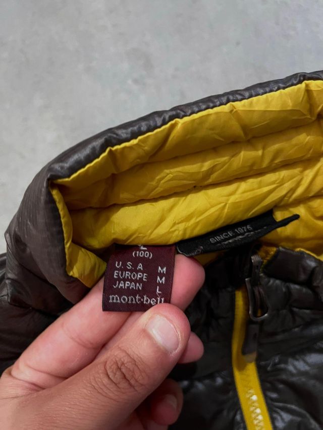 Anorak puffer Montbell EX800 vintage retro jacket