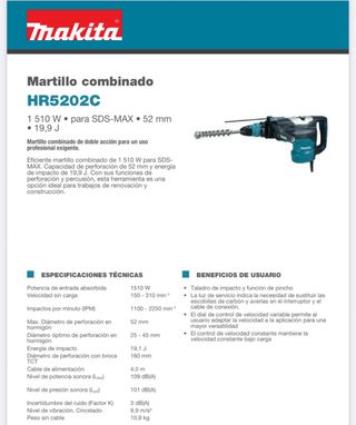 Martillo Combinado Makita HR5202C