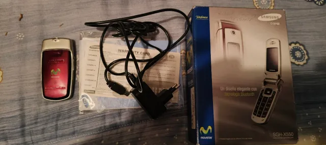 Samsung SGH-X550 Movistar Bluetooth Plata